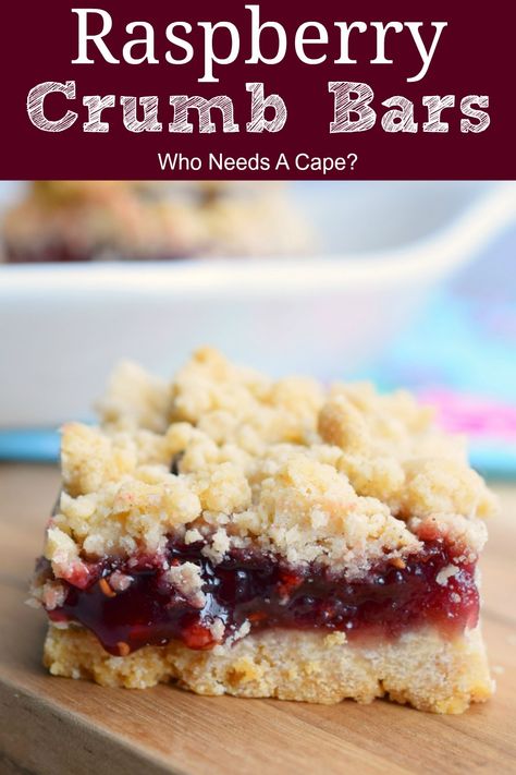 Raspberry Desserts Easy, Raspberry Recipes Dessert, Raspberry Crumb Bars, Raspberry Crumble Bars, Raspberry Dessert, Raspberry Crumble, Make Dessert, Raspberry Bars, Crumb Bars