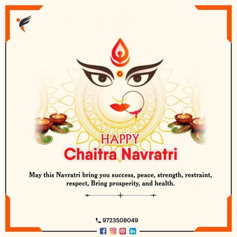 Navratri Chaitra, Navratri Post, Happy Chaitra Navratri, Punjabi Wedding Couple, Chaitra Navratri, Navratri Wishes, Jai Mata Di, Durga Painting, Navratri Images