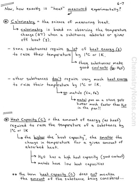 Chemistry notes on calorimetry and calorimeter calculations. Notes on work and energy. University Notes, Academic Inspiration, Chemistry Lecture, Note Inspiration, Ap Chem, Nice Messages, General Chemistry, Gcse Chemistry, Mcat Study