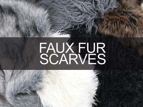 Fancy Faux Fur Scarves Diy Fabric Crafts, Faux Fur Scarves, Fur Scarf, Diy Fabric, Scarf Print, Infinity Scarf, Step By Step Instructions, Keep Warm, Pattern Making