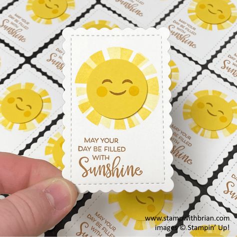 Sharing Sunshine, Celebrate with Flowers, Stampin Up!, Brian King Stampin Up Sharing Sunshine, Sharing Sunshine Stampin Up Cards, Sunshine Cart, Sunshine Cards, Rs Activities, Sending Sunshine, Collage Des Photos, Customer Gifts, Narnia Books