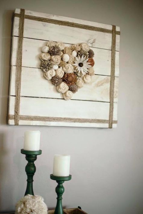 ecoflower.com/collections/wall-decor Decorations Bedroom, Diy Wand, Creative Wall Decor, Rustic Country Home, Wall Decor Ideas, Wood Flowers, Diy Farmhouse Decor, Creative Wall, Country House Decor