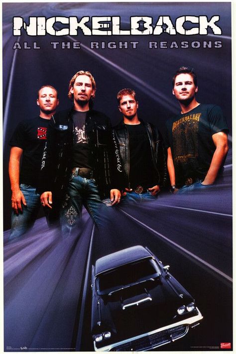 Features: - 22" x 34" - Packaged with care - ships in sturdy reinforced packing material - Made in the USA SHIPS IN 1-3 DAYS Nickelback Concert, Chad Nickelback, 2000s Posters, Chad Kroeger, Bleach Shirt, Brand Pop, Great Music, Band Posters, Pop Punk