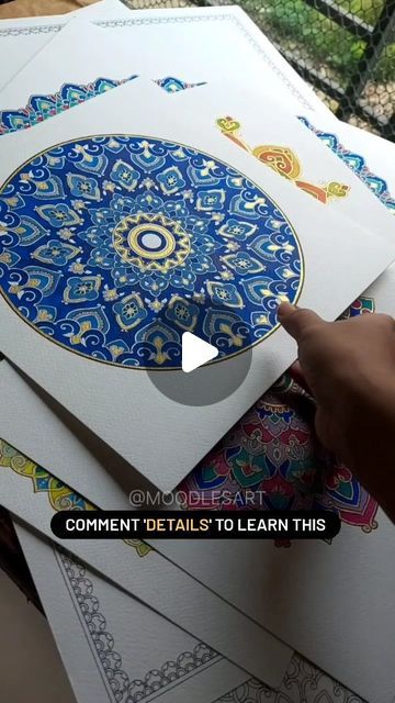 DM me on Instagram @moodlesart to learn mandalas like a pro! Advanced Mandala Art, Ornate Mandala, Ornamental Mandala, Like A Pro, Mandala Art, Education, Instagram, Art, Mandalas