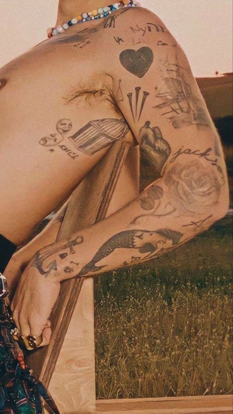 Harry Styles Details, New Titan, Harry Styles, Log In, Bread, Log, On Twitter, Tattoos, Twitter