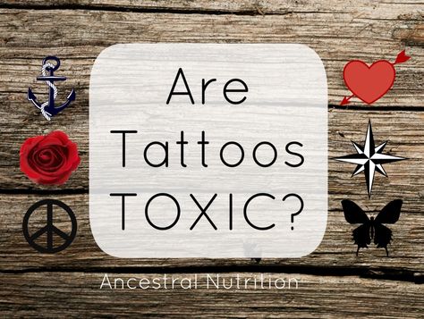 Yikes, learn which heavy metals and toxic chemicals are in tattoo ink and how to detox! Heavy Metal Poisoning, Ancestral Nutrition, Health Blogger, Health Living, Healthy Living Recipes, Wellness Recipes, Skin Care Product, Keeping It Real, The Liver