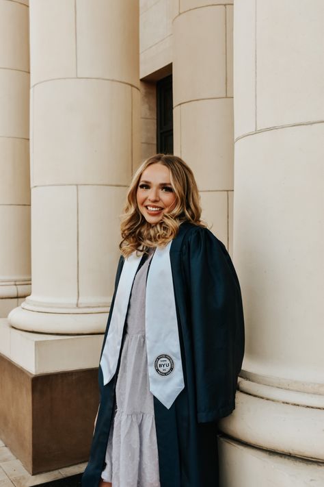 Byu Graduation Pictures, Ksu Graduation Pictures, Byui Graduation Photos, Sjsu Grad Photos, Csun Grad Photos, Byu Graduation, Graduate Ideas, Uncw Graduation Pictures, Graduation Inspiration