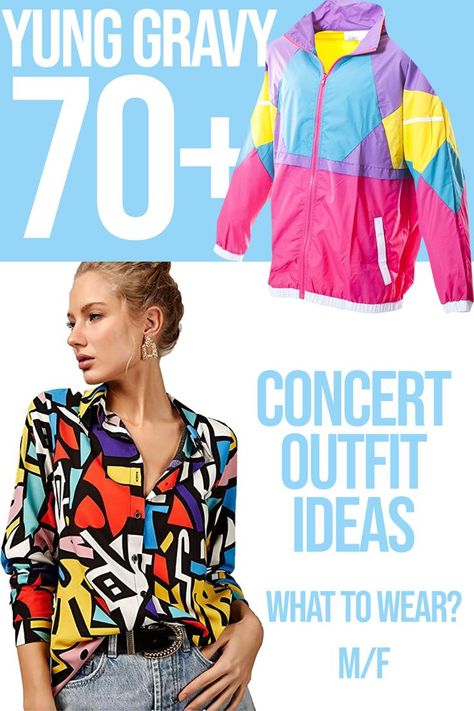 Need an outfit for a Yung Gravy event? We gathered unique, stylish and cool Yung Gravy concert outfits, so you can create your ideal concert outfit in no time! Yung Gravy Concert Outfit, Yung Gravy Concert, Outfit Ideas Concert, Yung Gravy, Concert Outfit Ideas, Concert Outfits, M F, Satin Shirt, No Time