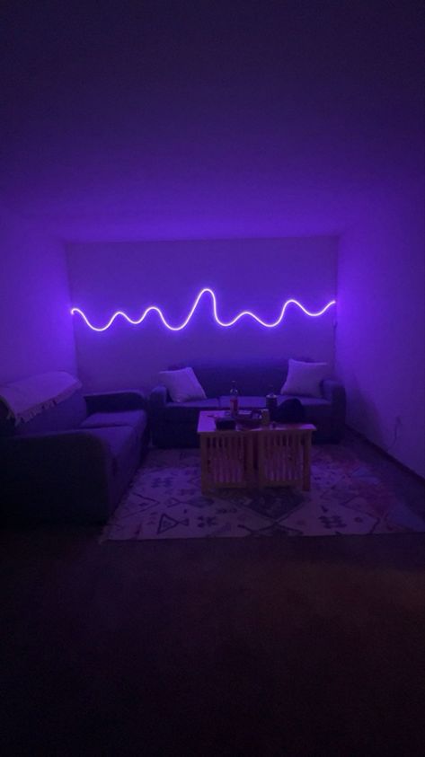 the lights i have in my college apartment🤍🤍 literally love them Rope Light Living Room, Govee Neon Rope Idea, Neon Rope Light, Office Vibes, Neon Rope, Led Rope Lights, Living Bedroom, Therapy Office, Rope Lights