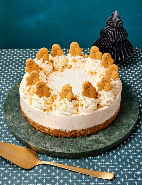 Jane’s Patisserie’s No-Bake Gingerbread Cheesecake Gingerbread Cheesecake, Baileys Cheesecake, Janes Patisserie, Christmas Cheesecake, Cheesecake Mix, Rhubarb Crumble, Festive Food, Baked Cheesecake Recipe, Easy Cheesecake