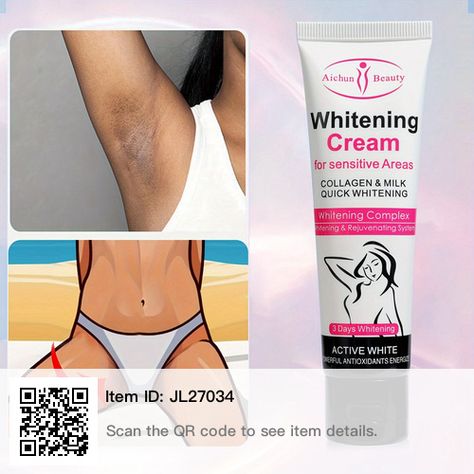 Armpit Whitening, Bleaching Cream, Skin Lightening Cream, Beautiful Skin Care, Lightening Creams, Lighten Skin, Body Skin Care Routine, Whitening Cream, Beauty Skin Care Routine