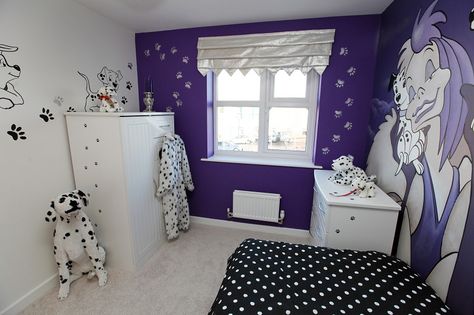 101 Dalmation Nursery, 101 Dalmations Nursery Ideas, Dalmatian Room, Disney Room, Disney Room Decor, 101 Dalmations, Dog Room, Kid Bedroom, Disney Rooms