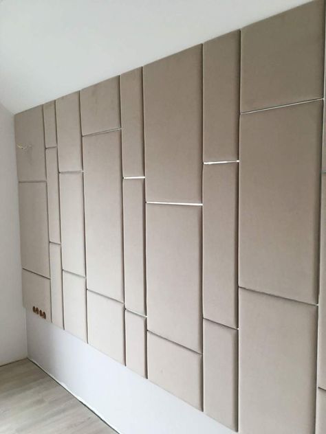 Acoustic Fabric Wall Panels, Parking Wall Design, Soundproof Bedroom, Tv Stand Decor Living Room, Fabric Wall Covering, Fabric Wall Panels, Upholstered Wall Panels, Amazing Bedroom Designs, Hallway Ideas Storage