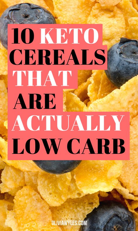 Low Carb Keto Breakfast, Low Carb Cereal, High Fiber Cereal, Fiber Cereal, Keto Cereal, Keto Coffee Recipe, Keto Breakfasts, Keto Granola, Low Carb Meal