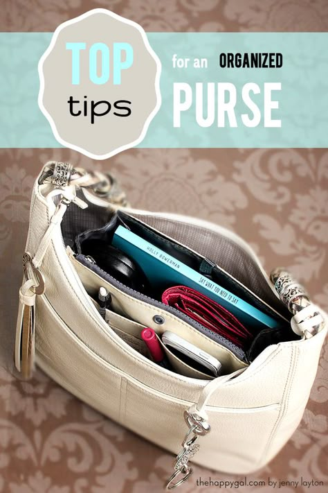 Organized Purse, Organizing Storage, Organization And Cleaning, Purse Essentials, Organizational Ideas, Organize My Life, Personal Organization, Purse Organizer, Get It Together