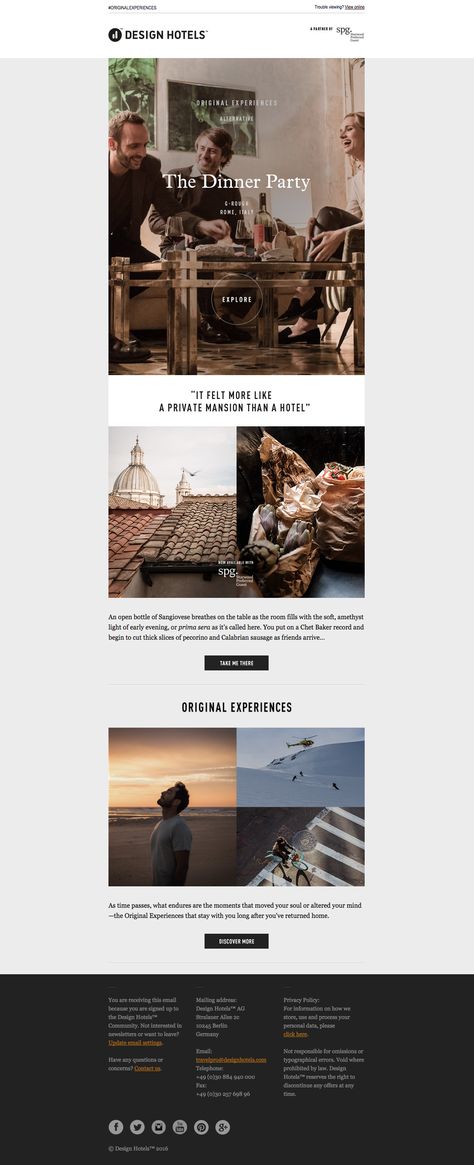 design hotels newsletter Luxury Edm Design, Hotel Email Marketing, Welcome Newsletter Design, Hotel Newsletter Design, Mail Newsletter Design, Hotel Email Design, Digital Newsletter Design Layout, Newsletter Design Layout Templates Ideas, Luxury Email Design