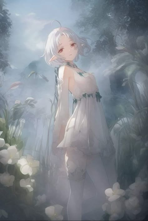 White elf / elven Anime Elf, Mushoku Tensei, Weird Images, Cool Anime Wallpapers, Cute Cosplay, Fantasy Inspiration, Map Art, Cute Anime Character, Anime Character Design