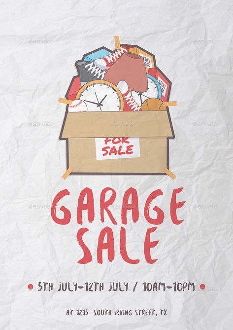 Garage Sale Flyer, Garage Sale Organization, Social Clothes, Product Background, Car Boot Sale, Sushi Design, Poster Background Design, Sale Flyer, Work Inspiration