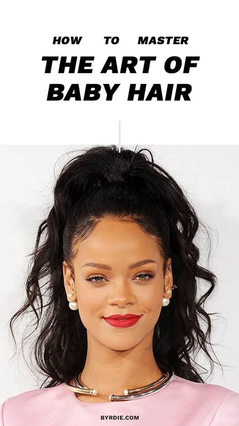 How to master the art of baby hair. How To Tame Baby Hairs, How To Style Baby Hairs, Grow Baby Hair, Defrizz Hair, Hair Glue, Wispy Hair, Lady Hair, Hair Mistakes, Simple Prom Hair