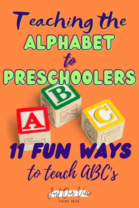 Introducing Letters To Preschoolers, How To Teach Preschoolers Letters, Ways To Teach Alphabet Preschool, Teach Alphabet To Toddlers, Letter Order To Teach Preschool, Order To Teach Letters In Preschool, How To Teach The Alphabet, Fun Ways To Learn Letters Preschool, Teaching Alphabet Preschool