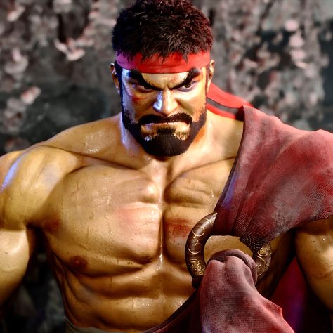 Ryu Sf6, Sf6 Characters, Street Fighter Zangief, Games Pfp, Ryu Street Fighter, Art References, Street Fighter, Game Art, Art Reference