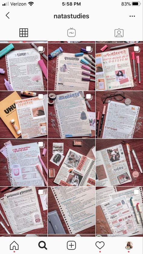 Study Instagram feed inspo aesthetic bujo feed pictures cute ig notes stationary Journal Instagram Feed, Study Instagram Feed, Instagram Feed Inspo Aesthetic, Feed Pictures, Study Instagram, Aesthetic Bujo, Ig Notes, Study Gram, Instagram Feed Planner