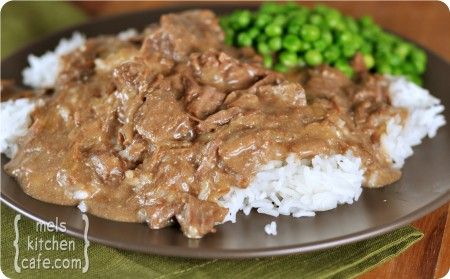 Beef Stroganoff Mels Kitchen Cafe, Mels Kitchen, Beef Stroganoff Crockpot, Teriyaki Pork, Slow Cooker Beef Stroganoff, Slow Cooker Teriyaki, Stroganoff Recipe, Kitchen Cafe, Slow Cooker Pork