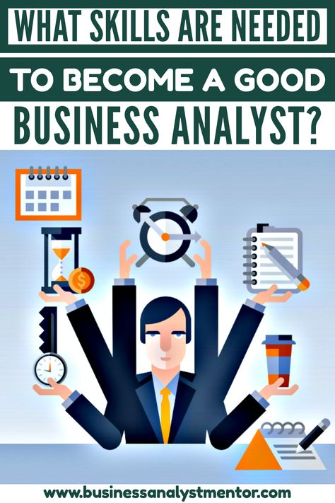 But, after all, what are the skills needed to become a good business analyst? In this post, we will explain to you the skills needed to make a good BA. But first, let’s get to know who is a Business analyst.  #businessanalysis #businessanalyst #businessanalysisskills Business Analyst Salary, Business Analyst Skills, Business Systems Analyst, Business Analyst Tools, Business Analyst Career, Manager Skills, System Analyst, Programming Tips, Analytics Design