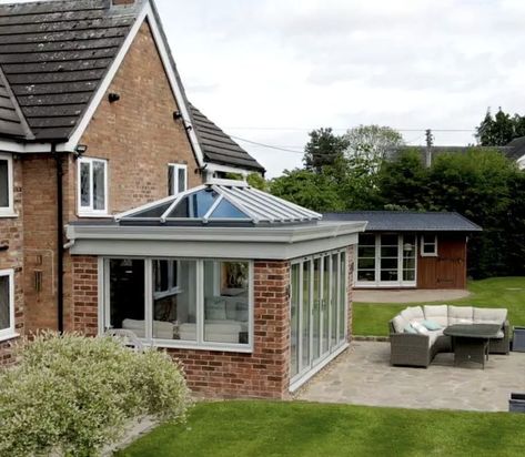 Roof Lantern Extension, Lantern Roof Extension, Single Story Extension, Lantern Roof, Building Styles, Home Extension, Roof Lantern, Roof Extension, House Extensions