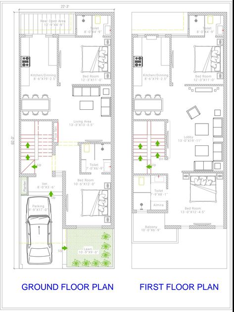 25x50 Duplex House Plans, 25 X 60 House Plans Layout, 22×60 House Plan, 20 By 60 House Plans, 20 X 60 House Plans Layout, 25x50 House Plans With Elevation, 20x60 House Plans, 25x50 House Plans, 40x60 House Plans