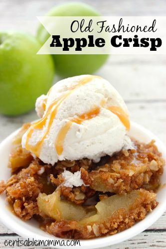 It's apple picking season, which means fresh apples for recipes like this one for Old Fashioned Apple Crisp. Old Fashioned Apple Crisp, Oats Flour, Caramel Apple Crisp, Meagan Good, Dessert Simple, Weight Watchers Recipes, Cinnamon Butter, Ww Desserts, Apple Crisp Recipes