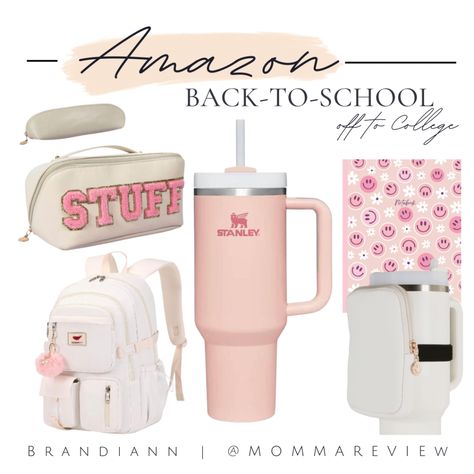 Bringing you the best Amazon finds for Back to School #amazonfinds #amazoninfluencer #backtoschool #collegebacktoschool Cream Pink Aesthetic, School Finds, Best Amazon Finds, Best Amazon, Found On Amazon, Amazon Finds, Top Pick, Pink Aesthetic, Influencer