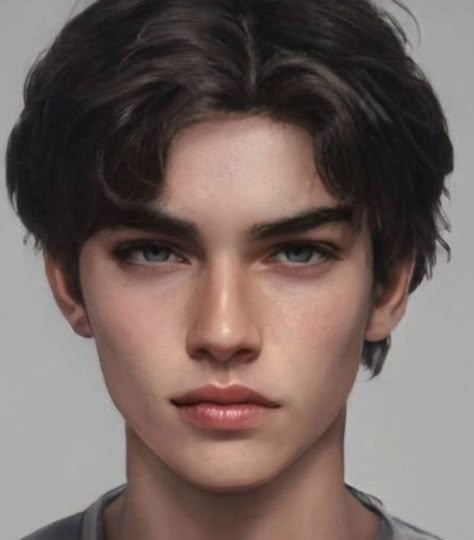 Face Claims Artbreeder, Artbreeder Boy, Artbreeder Characters, Artbreeder Girl, Realistic Digital Art, Abandoned World, Black Hair Boy, Face Claims Male, Character Face Claims