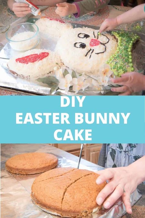 Craft Easter, Jellyfish Craft, Easter Bunny Cake, Rabbit Cake, Easter Desserts Recipes, Easter Baking, Bunny Cake, Cute Easter Bunny, Easter Dinner