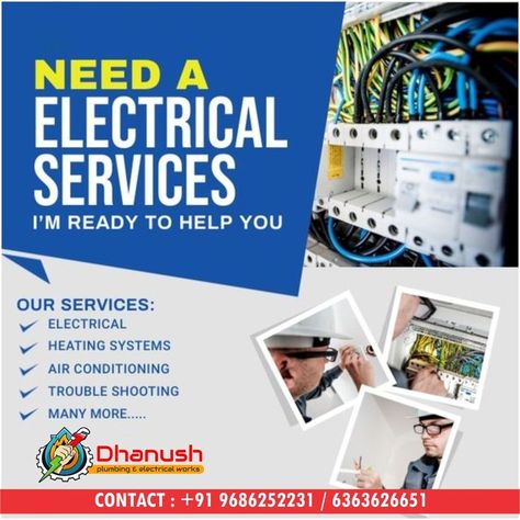 Washing Machine Repair Service, Electrician Services, Electrical Maintenance, Washing Machine Repair, Ac Repair Services, Electrical Services, Appliance Repair Service, Business Poster, Photoshop Design Ideas