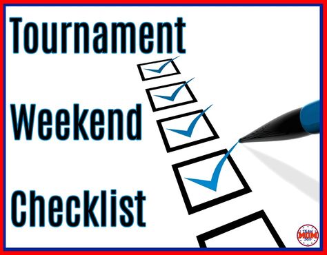 Wrestling Tournament Checklist, Hockey Tournament Food Ideas, Hockey Tournament Packing List, Hockey Tournament Ideas, Weekend Checklist, Tournament Food, Hockey Tournament, Team Dinner, Weekend Packing