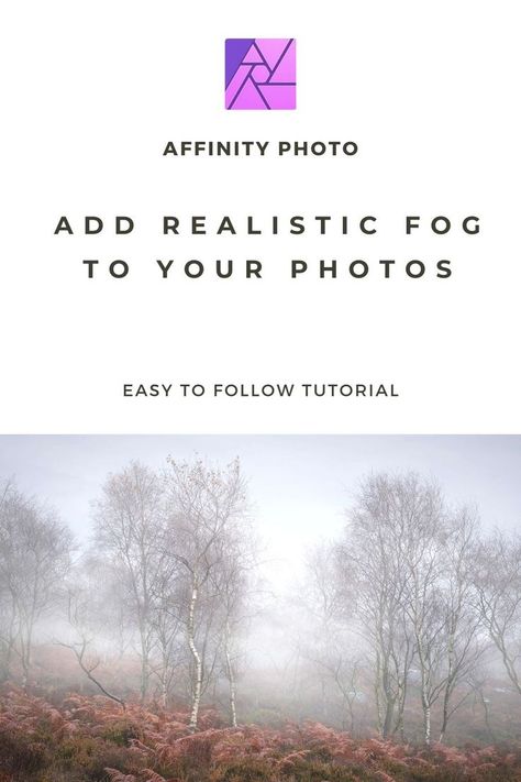 Are you wondering how you can capture fog in the landscape to make your photos look great? In this tutorial and video, I show you how you can add authentic looking fog to a scene in Affinity Photo. It’s quick and easy to do. #photography #landscapephotography #affinityphoto #photoediting Affinity Photo Tutorial, Affinity Photo, Editing Skills, Light Leak, Affinity Designer, Graphic Design Tutorials, Photo Tutorial, Photography Tutorials, Photo Look