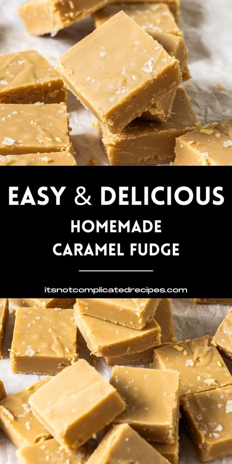 My easily made Caramel Fudge is rich, creamy, melt-in-the-mouth delicious and just a little indulgent! It is quickly and easily made with simple store-cupboard ingredients which you may already have on hand, and is certain to satisfy even the sweetest tooth! Carmel Fudge, Coffee Fudge, Complicated Recipes, Store Cupboard, Salted Caramel Fudge, Caramel Fudge, Delicious Gluten Free Recipes, Homemade Caramel, Entertaining Recipes