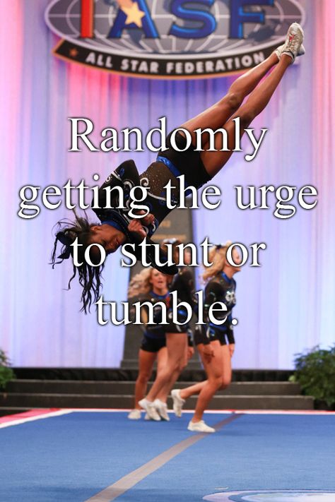 All the time Inspirational Gymnastics Quotes, Cheer Funny, Tumbling Cheer, Cheer Hacks, Cheerleading Quotes, Cheer Routines, Gymnastics Quotes, Cheer Workouts, Cheerleading Pictures