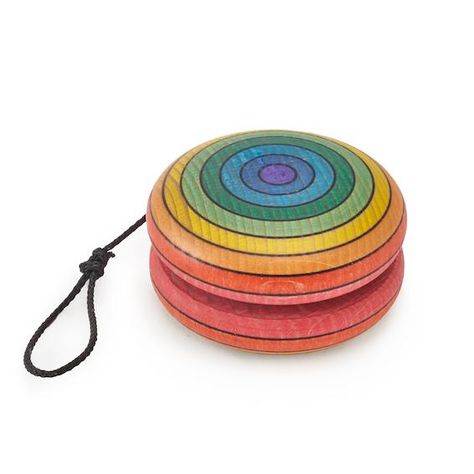 Handmade toys for kids: Handmade wooden rainbow yoyo Handmade Toys For Kids, Cheap Toys For Kids, Yoyo Toy, Creative Toys For Kids, Tinker Toys, Toddler Boy Toys, Felt Pouch, Cheap Toys, Kids Blocks