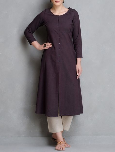 Cotton Kurti Set, Hijab Stile, Kurta Cotton, Nikkah Dress, Boho Styl, Tunics Online, Kurta Style, Salwar Designs, Hijab Style Casual