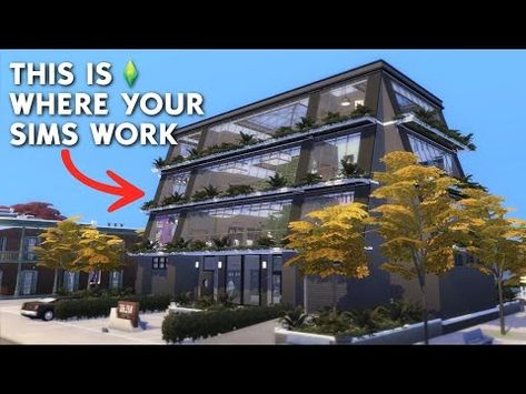 Sims 4 Office Build, Sims 4 Police Station, Sims 4 Office Building, Sims 4 Museum, Sims 4 Office, Sims 4 Teen, Sims 4 Build, Police Station, Sims 4 Mods