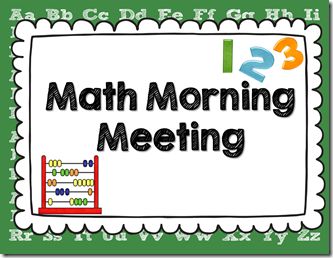 Here's a terrific post with a wealth of ideas on how to run a math meeting time (think Calendar Math but bigger!). Math Morning Meeting, Math Routines, Math Talks, Math Meeting, Cool Math, Morning Meeting Activities, Back To The Grind, When School Starts, Meeting Ideas