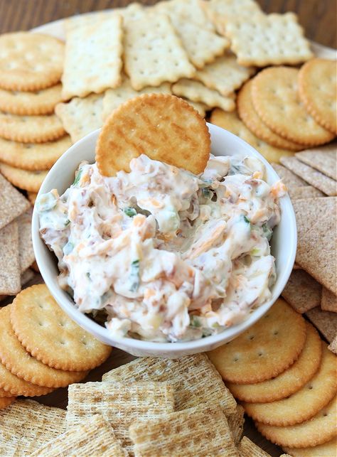 Fabulous Million Dollar Dip is so delicious and hard to resist. Packed with flavors like bacon and cheese the taste is out of this world. Million Dollar Dip Recipe, Million Dollar Dip, Bagel Bread, Hot Crab Dip, Bacon And Cheese, Spinach Artichoke Dip, Bacon Bits, Bacon Cheese, Party Foods