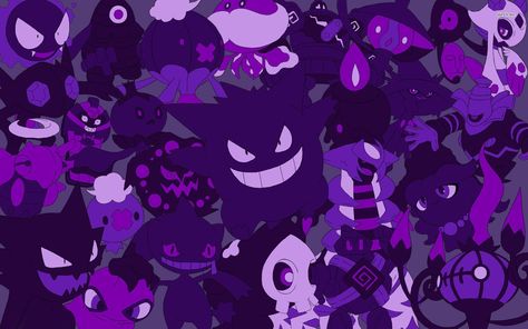 Ghost Pokemon Cute Wallpapers - Top Free Ghost Pokemon Cute Backgrounds - WallpaperAccess Purple Pokemon Wallpaper, Pokemon Wallpaper Iphone, Purple Pokemon, Ghost Pokemon, Pokemon Wallpaper, Wallpaper Iphone, Purple And Black, Ghost, Pokemon