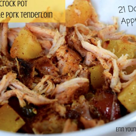 Pineapple Pork Tenderloin, Pork Meals, Pineapple Pork, Beachbody Recipes, Paleo Crockpot, Weekly Meals, 21 Day Fix Meals, Pulled Pork Recipes, Paleo Diet Recipes