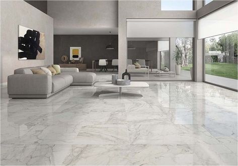 Marble Floor Living Room, बेडरूम डिजाइन, Marble Room Decor, Marble Room, Marble Flooring Design, Tile Floor Living Room, Kitchen Unit, White Marble Floor, Marble Floors