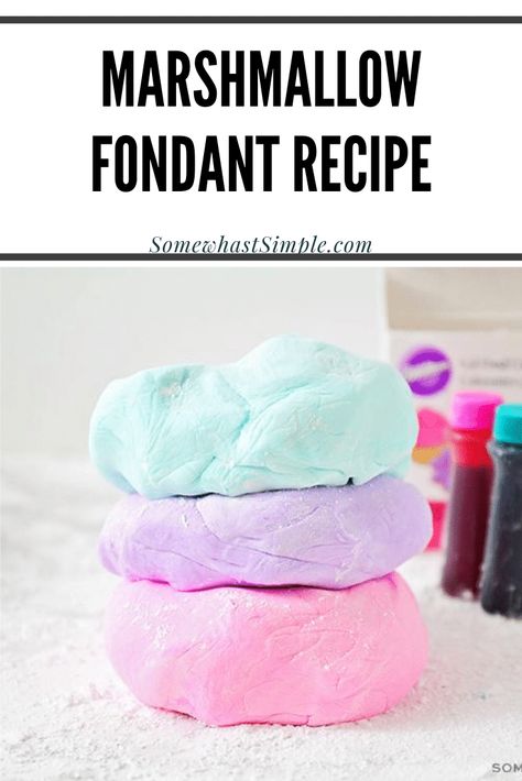 Fondant From Marshmallows, Marshmallow Fluff Fondant, How To Keep Fondant From Melting, How To Color Marshmallow Fondant, Marshmallow Fondant Easy, Marshmellow Fondant Recipe Easy, How To Make Marshmallow Fondant, Home Made Fondant Recipe, How To Work With Fondant