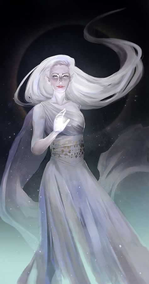 Snow Elf, Moon Elf, Really Cool Drawings, Cover Art Design, Arte Sketchbook, Character Design Animation, Ice Queen, Ethereal Art, Realistic Drawings