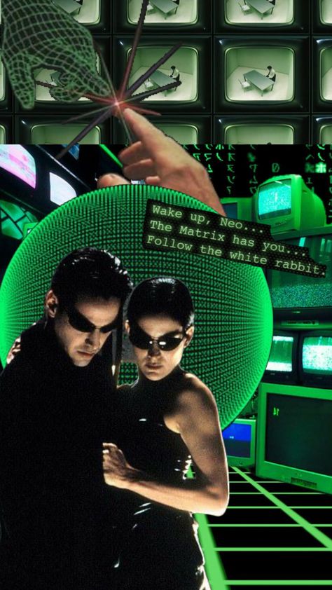 Matrix Aesthetic, Wake Up Neo, Tekken 3, Cyberpunk Aesthetic, The Matrix, Welcome To The Party, Futurism, Blade Runner, Keanu Reeves